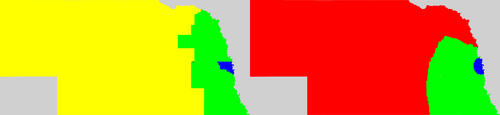 Nebraska congressional district map, current and my way