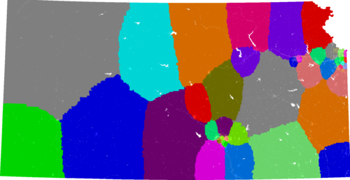 Kansas Senate congressional district map, current