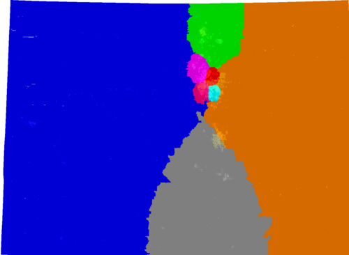 Colorado Congress congressional district map, current