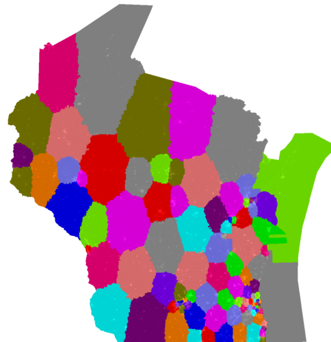 Wisconsin Assembly congressional district map, current